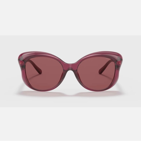Coach HC8307U -Wine Burgundy Sunglasses. - Picture 2 of 7